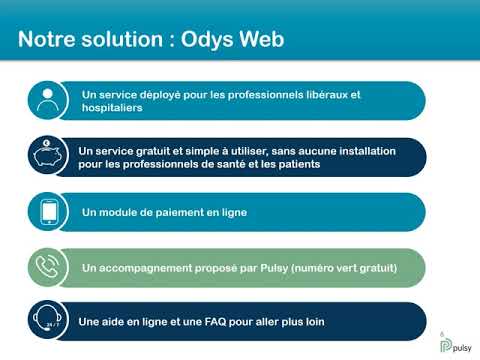 Webinaire Odys Web, la solution de télémédecine par Pulsy