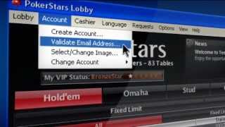Create pokerstars account