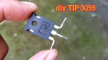 WHY DID NOT BREAK THIS TOOL, INVERTER USING TRANSISTOR TIP 3055