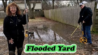 Another Stormwater Drainage Problem  New Homeowner's Flooded Yard mitigated with a Dry Well