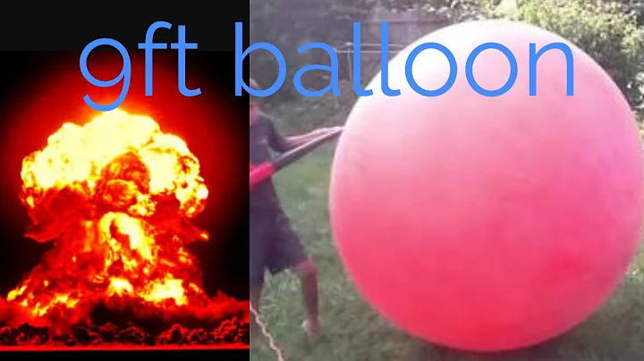 The world's most largest balloon (** popped**)