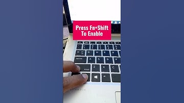 How to ON/OFF "FN" KEY using SHORTCUT TRICK