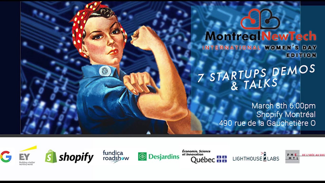 Montreal New Tech - International Women's Day Edition: Source Knowledge concordia university jobs