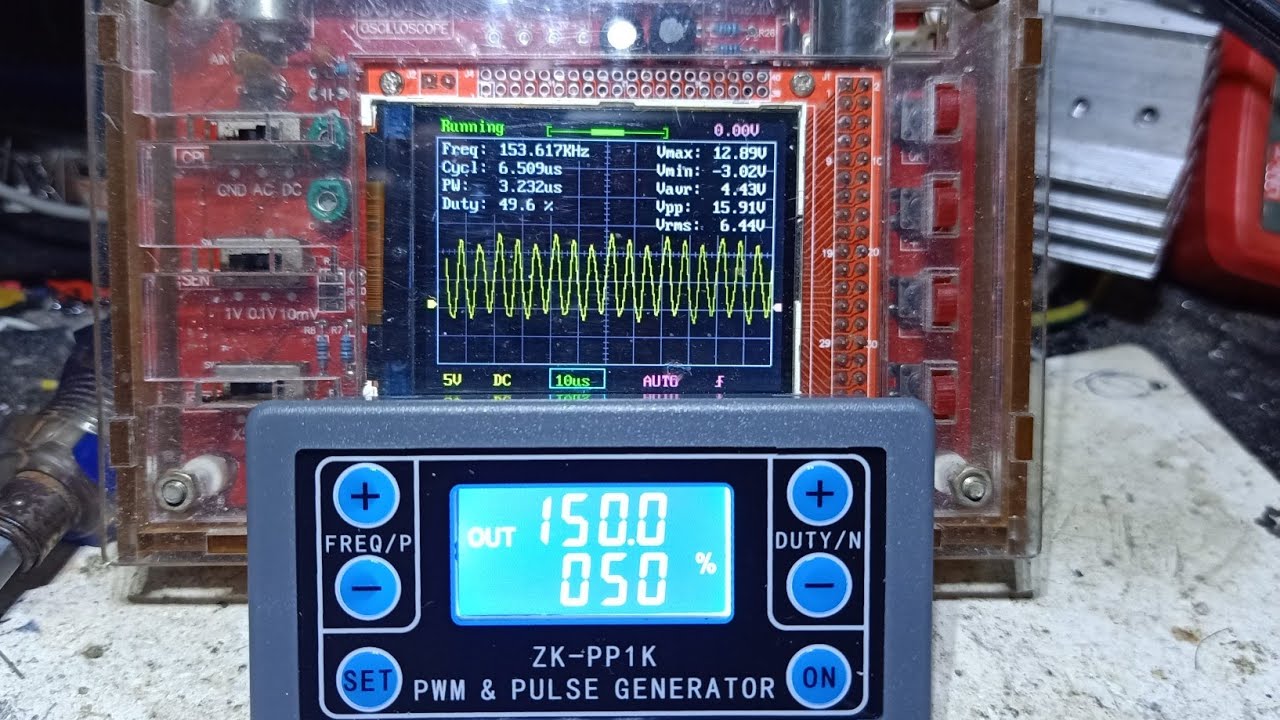การต่อใช้งานโมดูล pwm 1-150kHz
