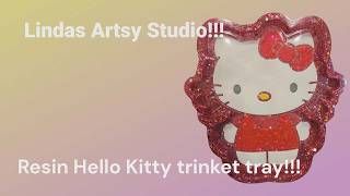 #229  Pouring Resin In A Hello Kitty Trinket Tray, And The Resutlts Are Beautiful