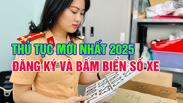 Thủ Tục Làm Giấy Đăng Ký Và Bấm Biển Số Xe Mới Nhất 2025