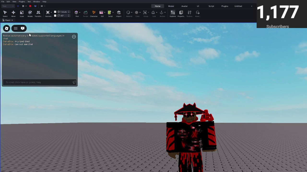 making a roblox game withy scripts trynna learn how to scripyt - YouTube