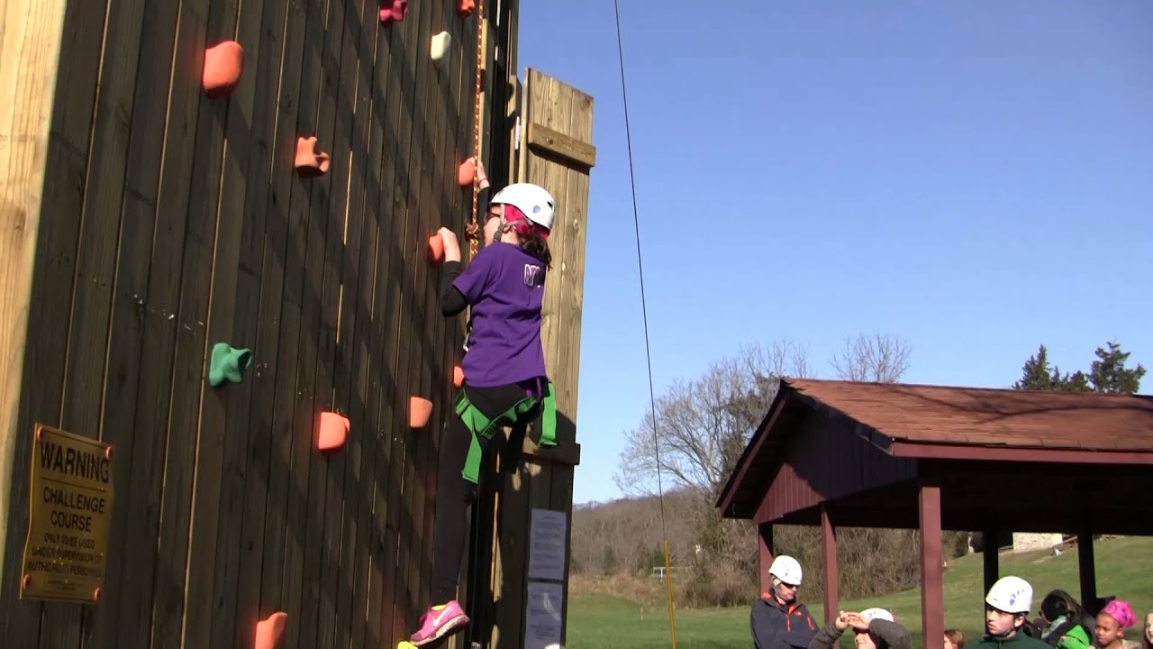 Camp Fiddlecreek Climbing Wall and Zipline YouTube