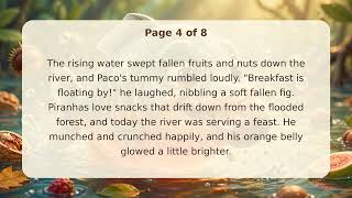 Read Aloud for Kids: Paco the Piranha's Rainy River Parade | Bedtime Story #foryou 