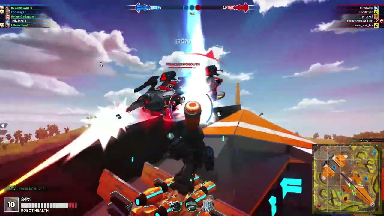 Where Does My Gun Keep Going!? | Robocraft Gameplay