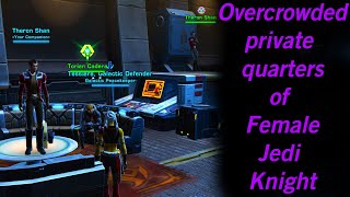 Swtor Overcrowded Private Quarters Of Female Jedi Knight