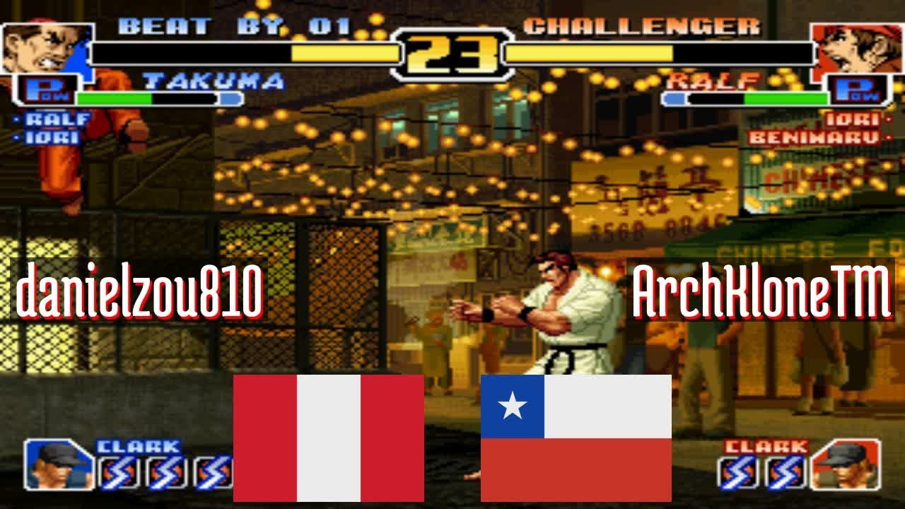 FT5 @kof99: danielzou810 (PE) vs ArchKloneTM (CL) [King of Fighters 99 Fightcade]