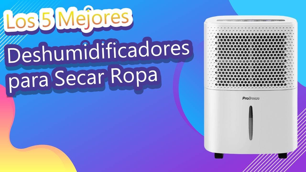 Los 5 Mejores Deshumidificadores para Secar Ropa 