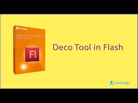 Deco tool in Flash CS6 Tutorial