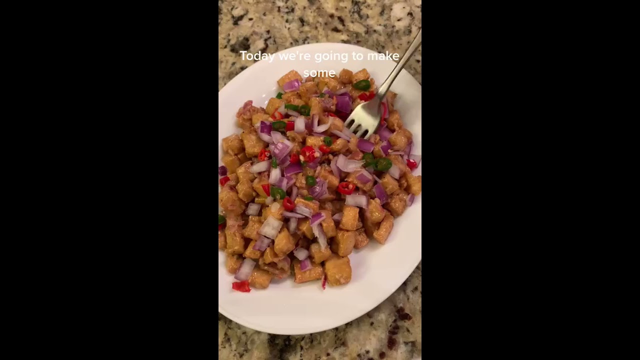 How To Easily Make Tofu Sisig Philippines Dish 