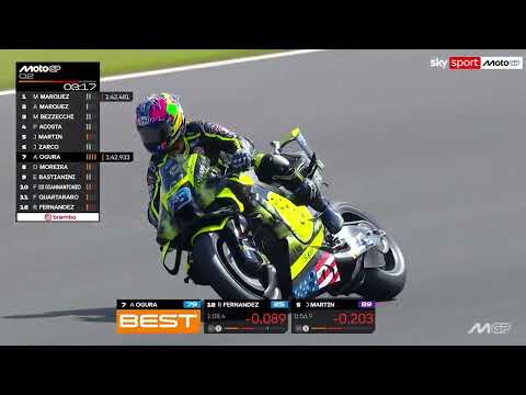 Video MotoGP in Giappone, Martin in pole su Aprilia il giro decisivo a Motegi