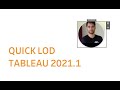 Quick LOD with Tableau 2021.1