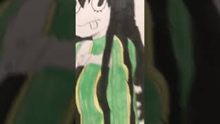 Drawing Tsuyu Asui From Mha