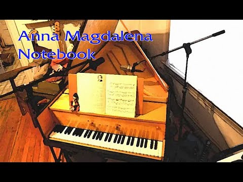 ANNA MAGDALENA BACH NOTEBOOK Selections Harpsichord NEIL SLADE Art JULIA LU