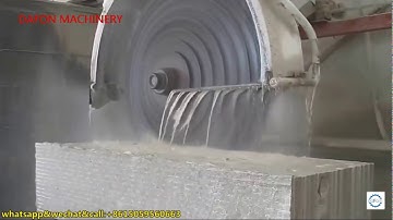 granite bridge type multi-blade block cutter machine