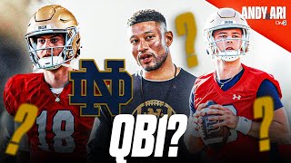 Predicting the Notre Dame Fighting Irish starting Quarterback Competition