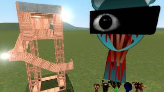 Nightmare Sprunki Sky Phase 3 Vs Tower in Gmod