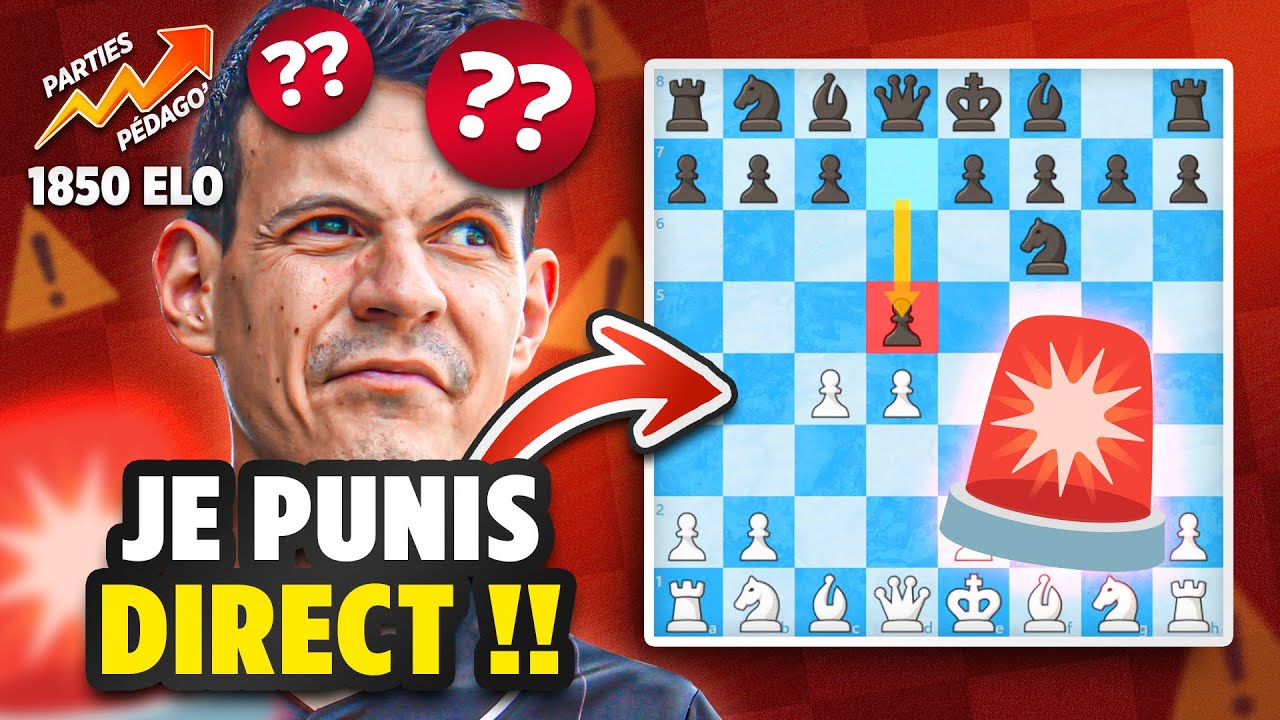 ILS JOUENT ça contre 1.d4… J’AI HONTE 😭