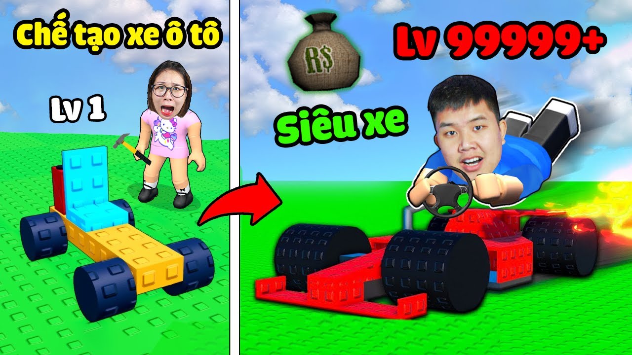 Thi chế tạo xe ô tô đua với nhau xem ai xịn chạy nhanh nhất bqThanh Siêu Xe Ốc Xe Dởm