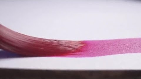 Pink Paintbrush Stock Video