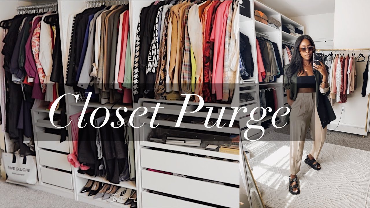 CLOSET CLEAN OUT | HIGHLOWLUXXE - YouTube