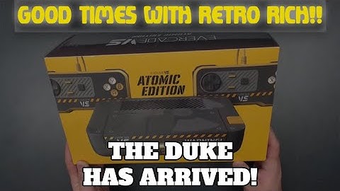 Evercade VS Atomic Edition Unboxing ... The DUKE is here! Good Times With Retro Rich Ep. 385