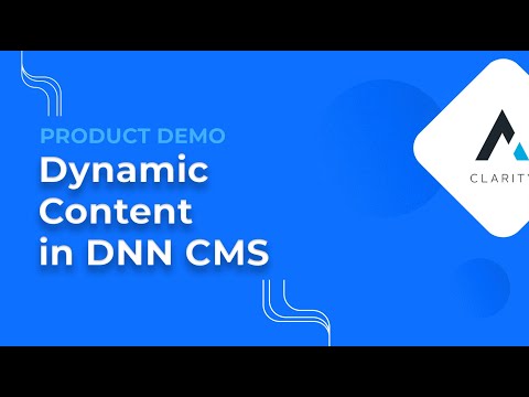 Creating Custom Portals with Dynamic Content in DNN