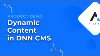 Creating Custom Portals with Dynamic Content in DNN