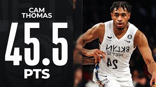 Cam Thomas Drops Back To Back 40-PT Games 🔥