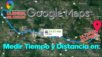 Cómo Medir la Distancia y el Tiempo Entre Dos o Más Puntos en Google Maps
