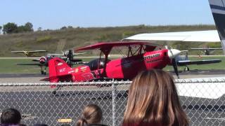 2012 Vinton County Air Show - Pitts S-2C Start Up and Taxi out