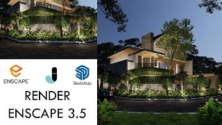 TUTORIAL !! RENDER REALISTIC EXTERIOR #7 || ENSCAPE 3.5 || TUTORIAL !! RENDER REALISTIC EXTERIOR #7 || ENSCAPE 3.5 ||