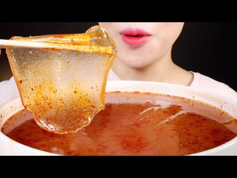<strong>ASMR</strong> Spicy Mala Hot Pot with Round <strong>Glass</strong> Noodles | Malatang | Homemade <strong>Glass</strong> Noodles | Mukbang
