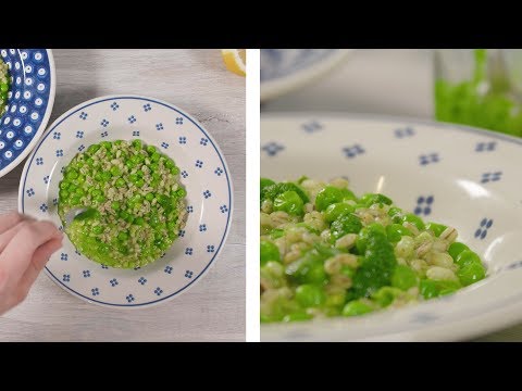 Video: Crostini Mit Pesto Aus Grünen Erbsen