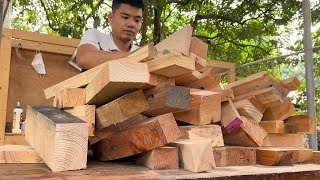 Upcycling Wood Scraps into a Gorgeous Table | Creative Woodworking Project