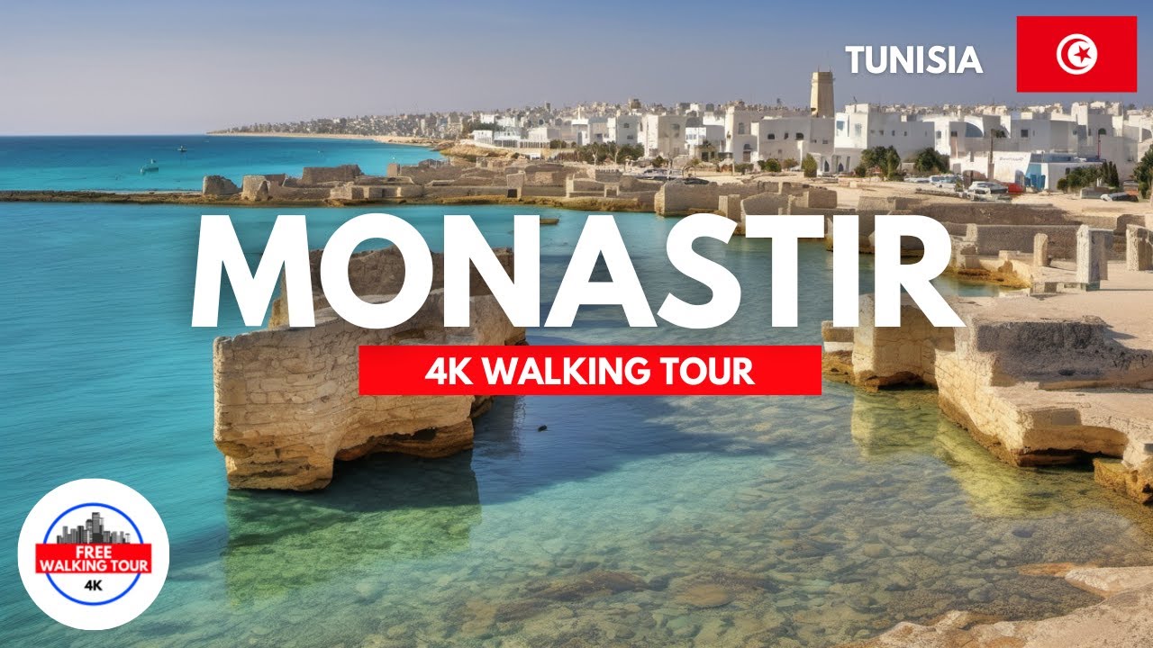 Monastir Walking Tour 4K/60FPS | The Most Beautiful Tourist City in Tunisia