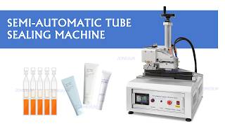 How to Use ZS-FK003U Semi-automatic Monodose Strip Tube Cosmetic Ultrasonic Tube Sealing Machine screenshot 3