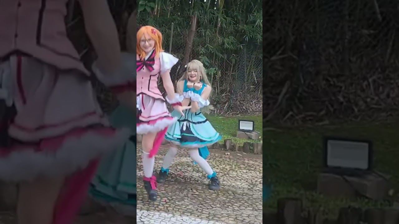 【Cosplay dance】KiRa-KiRa Sensation! μ's cover 🌊 #shorts #lovelive #cosplay #idol