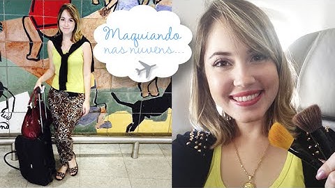 Get Ready With Me - Maquiando no Avião