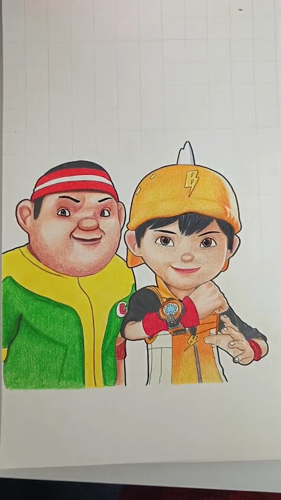 Menggambar Gopal BoBoiBoy#gopal #boboiboy #youtubeshorts #drawing #art #cartoon
