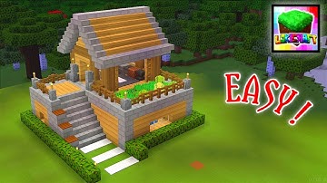 Lokicraft: How To Build A Small Modern House Tutorial (#11) | Lokicraft 2023