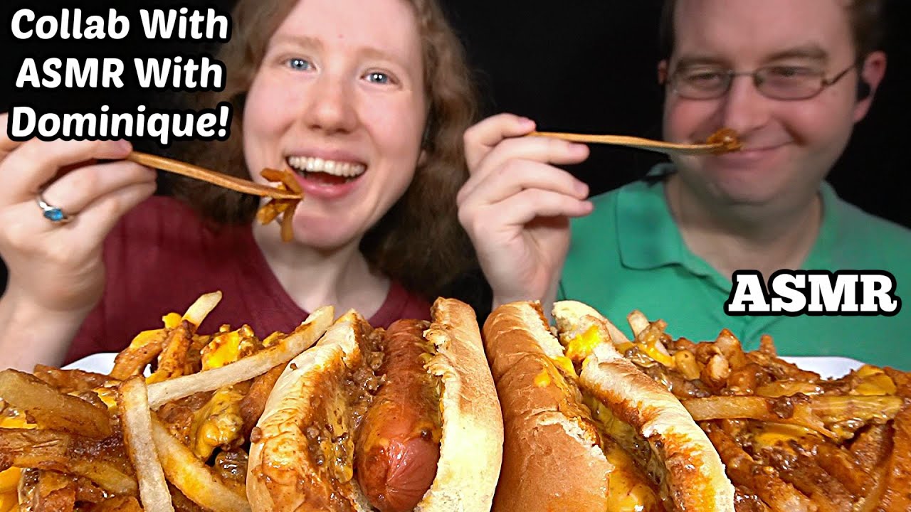 ASMR SONIC CHILI CHEESE DOGS MUKBANG (No Talking) EATING SOUNDS