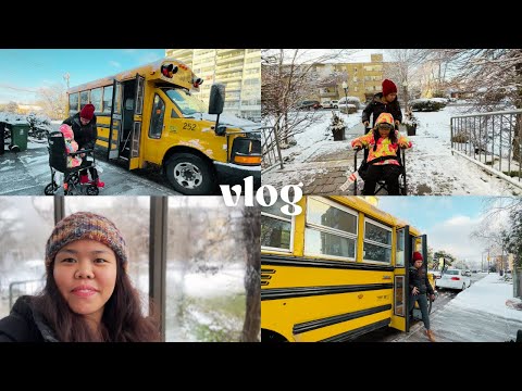 first day of school in Toronto (back after Pinas vacation), daily life w/ autistic kid ⎯buhay Canada