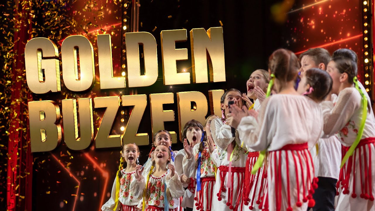 Pär Lernström ger sin Golden Buzzer till Ukrainska dansgruppen Children of Ukraine