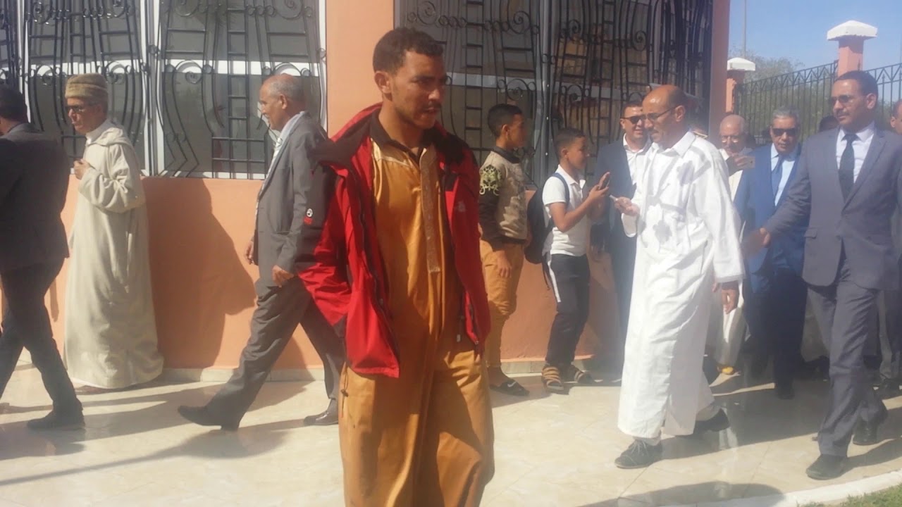 افتتاح الحديقة العمومية بافران الاطلس الصغير من قبل والي جهة كلميم و رئيس جماعة افران